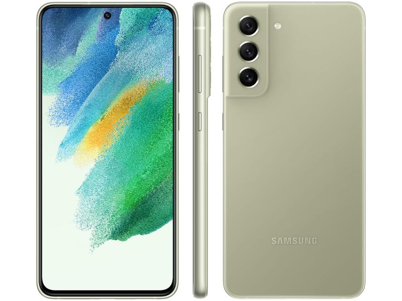 Smartphone Samsung Galaxy S21 FE 256GB Verde 5G Octa-Core 8GB RAM